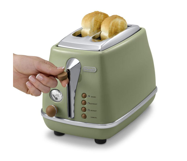 DeLonghi Toster CTOV2103.GR zielony - 1323965 - zdjęcie 3